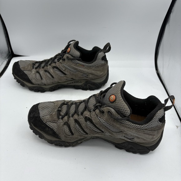 Merrell Hike Shoes Men's Size 11 Moab Waterproof Hiking Camp Beluga Gray J88629 - Picture 8 of 9
